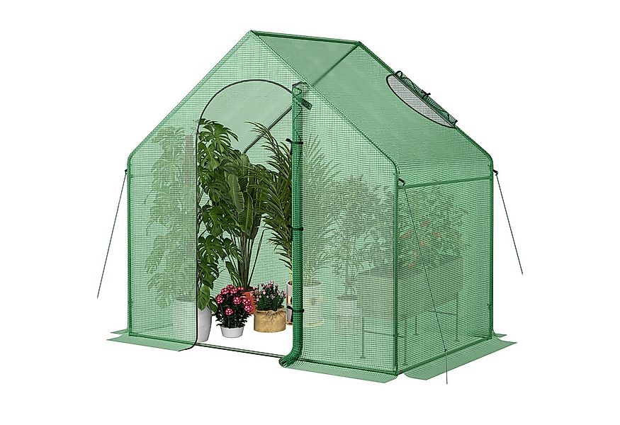 COSTWAY Gewächshaus, BxTxH: 179 x 100 x 167 cm, mit Roll-Up Reißverschluss- günstig online kaufen