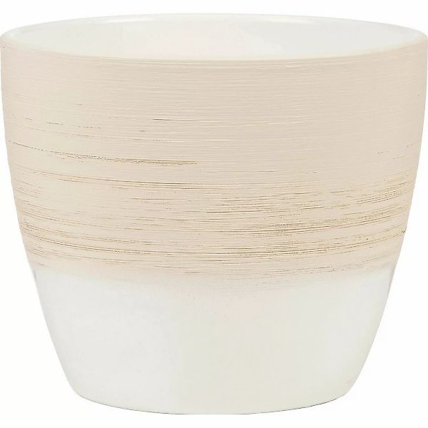 Scheurich Übertopf Blumentopf 950 Ø 16 cm Vanilla Cream günstig online kaufen