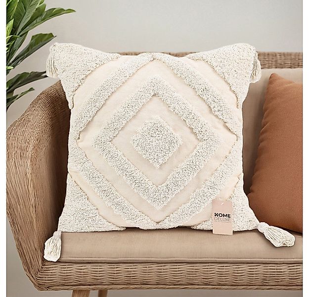 HOME DELUXE Dekokissen JARA - 50 x 50 cm, Zierkissen, Sofakissen, Kissenhül günstig online kaufen