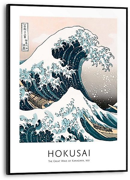 Reinders! Bild mit Rahmen Die große Welle - Hokusai günstig online kaufen