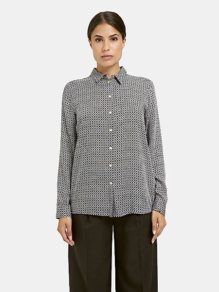 Milano Italy Langarmbluse mit Kellerfalte im Rücken günstig online kaufen