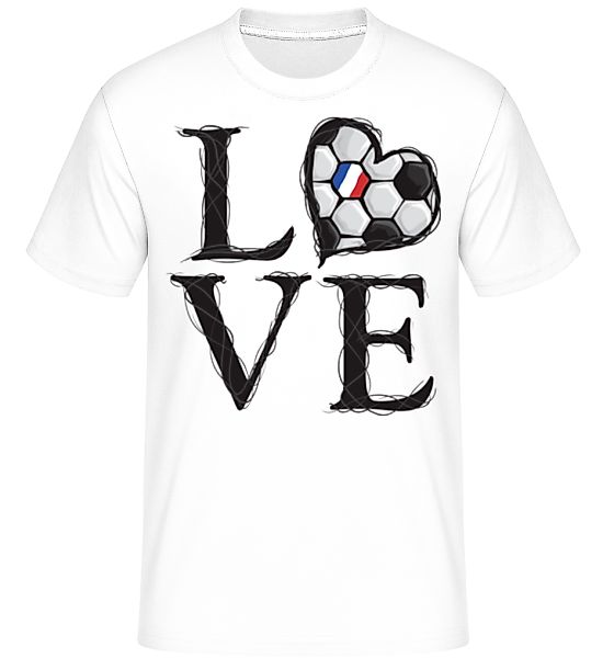 Fußball Liebe Frankreich · Shirtinator Männer T-Shirt günstig online kaufen