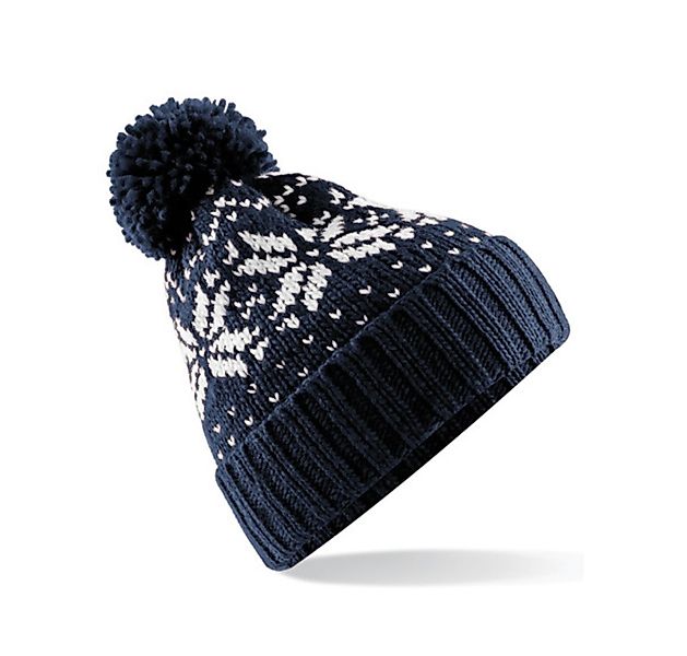 Beechfield® Bommelmütze Beechfield Fair Isle Snowstar Mütze günstig online kaufen