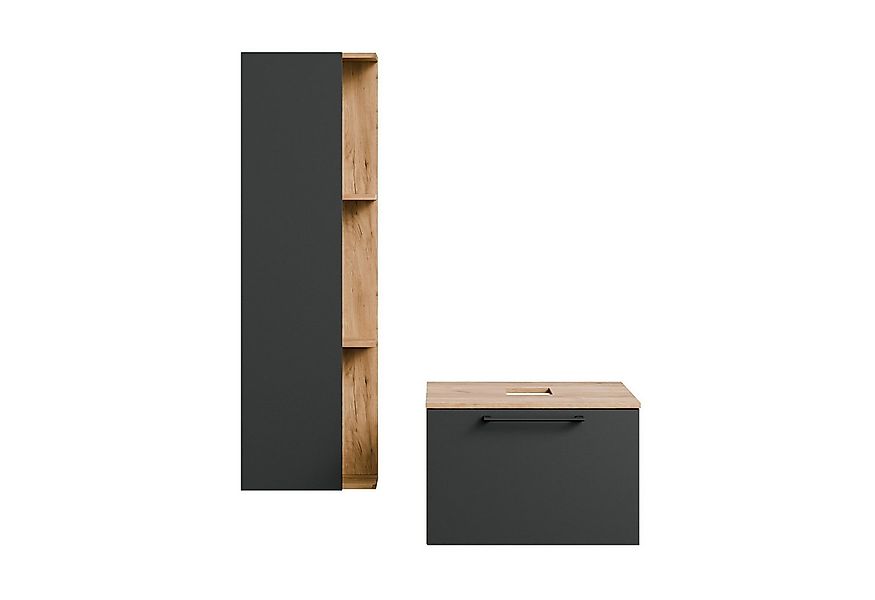 Planetmöbel Badmöbel-Set Astra, (Waschbeckenunterschrank, 2-St., Badezimmer günstig online kaufen