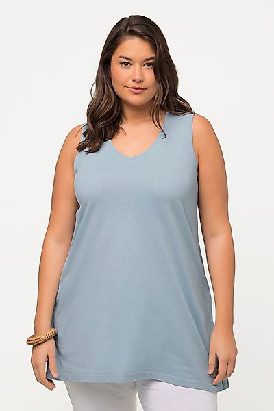 Ulla Popken Longshirt Longtop Naturfärbung A-Linie günstig online kaufen