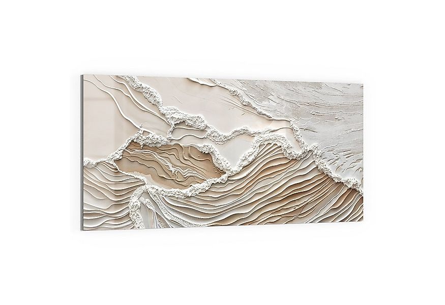 DEQORI Glasbild 'Sandwellenzauber', 'Sandwellenzauber', Glas Wandbild Bild günstig online kaufen