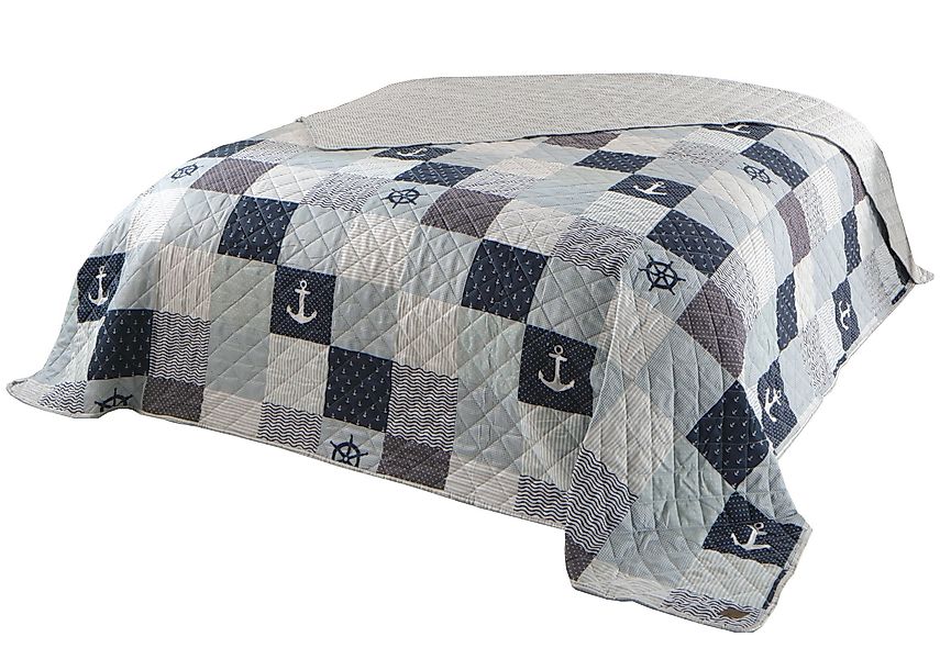 Delindo Lifestyle Bettüberwurf Tagesdecke Patchwork, mit günstig online kaufen