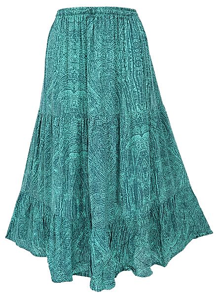 Guru-Shop Minirock Maxirock Batik, langer Sommerrock, günstig online kaufen