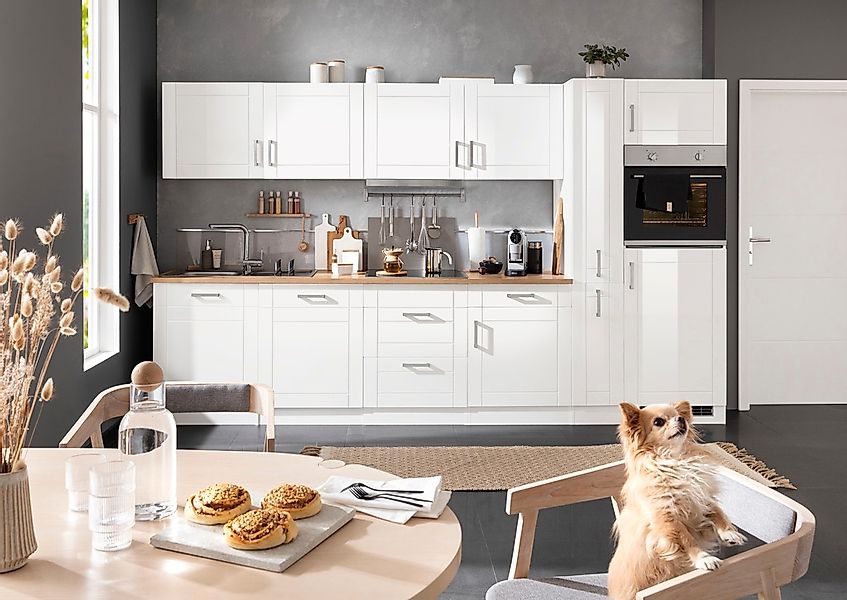 KOCHSTATION Küchenzeile »KS-Tinnum«, ohne E-Geräte, Breite 330 cm günstig online kaufen