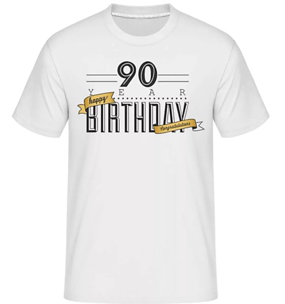 90 Birthday Sign · Shirtinator Männer T-Shirt günstig online kaufen