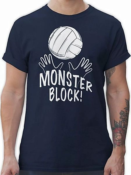 Shirtracer T-Shirt Monsterblock! Volleyball Geschenke günstig online kaufen