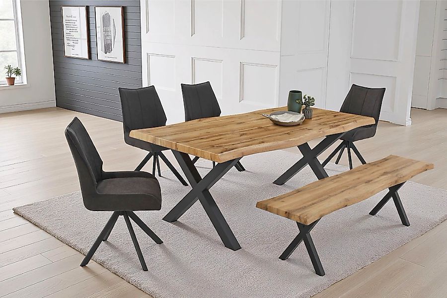 Jockenhöfer Gruppe Essgruppe "Marlon, Sitzgruppe, (Set, 6-tlg, Tisch, Bank günstig online kaufen