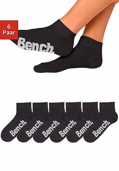 Bench. Kurzsocken (Packung, 6-Paar) mit komfortablem Rippbündchen günstig online kaufen