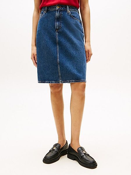 Tommy Hilfiger Jeansrock DNM DEE STRAIGHT KNEE RW SKIRT günstig online kaufen