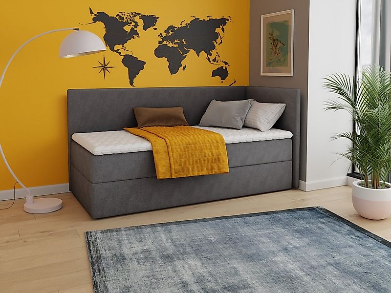 Sofnet Boxbett Flame (mit Bettkasten, Bonell-Matratze und Topper), Einzelbe günstig online kaufen