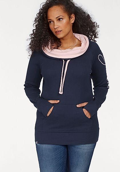 KangaROOS Longsweatshirt figurbetonter Schnitt, mit stylischem günstig online kaufen