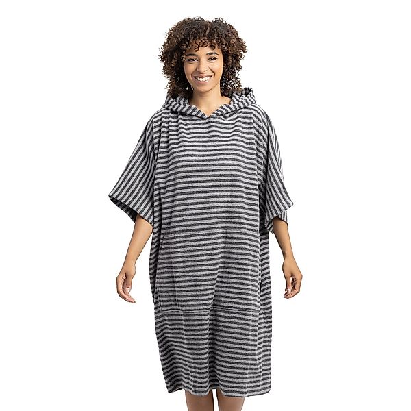 HOMELEVEL Bademantel Badeponcho Unisex aus Baumwolle günstig online kaufen