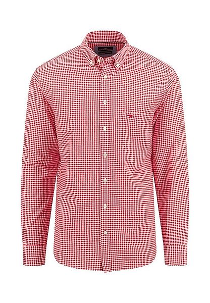 FYNCH-HATTON Karohemd mit Logo Stickerei günstig online kaufen