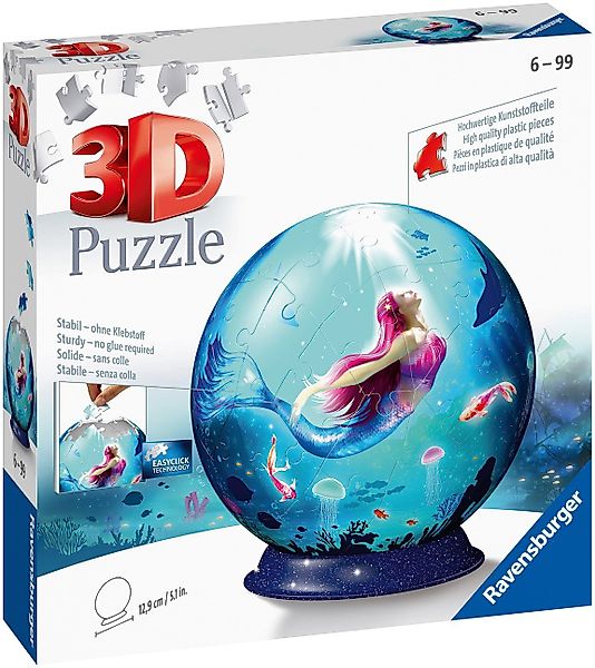 Ravensburger Puzzleball Bezaubernde Meerjungfrauen, 72 Puzzleteile, günstig online kaufen
