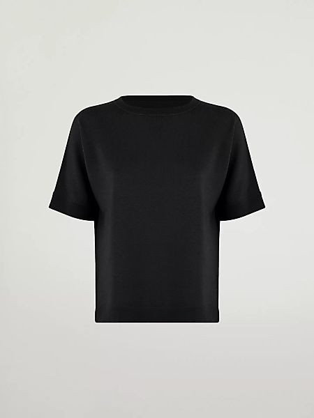 Wolford - Merino Blend Top Short Sleeves, Frau, black, Größe: L günstig online kaufen