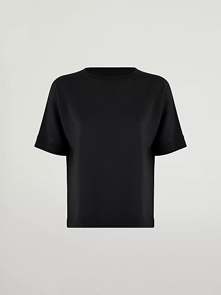 Wolford - Merino Blend Top Short Sleeves, Frau, black, Größe: L günstig online kaufen