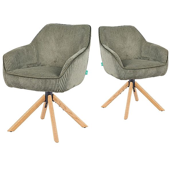 DUBI Möbel Polsterstuhl Mika-Luis 2er-Set, Federkern, günstig online kaufen