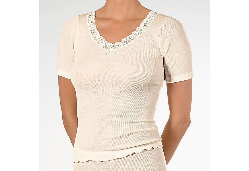 Nina Von C. Unterhemd Nina von C. Wool Silk Halbarm-Shirt günstig online kaufen