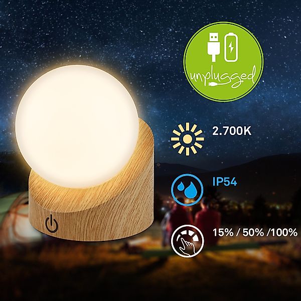 Briloner Leuchten Tischleuchte LED Tischlampe Kunderzimmer günstig online kaufen