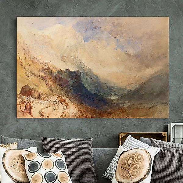 Leinwandbild Kunstdruck - Querformat William Turner - Aostatal günstig online kaufen