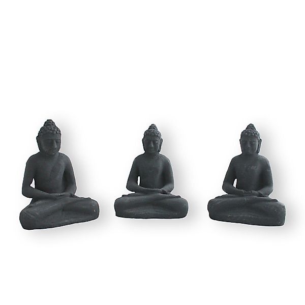 colourliving Buddhafigur Buddha Figur 3er Set günstig online kaufen