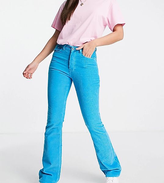 ASOS DESIGN Tall – Feste Jeans aus Cord mit ausgestelltem Bein und niedrige günstig online kaufen
