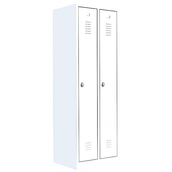 Steelboxx Spind für 2 Personen Kleiderspind 180x60x50cm Umkleideschrank (1- günstig online kaufen
