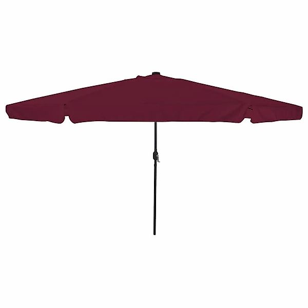 vidaXL Gartenparasol Rot und Schwarz 395 x 395 x 245 cm 42003648 günstig online kaufen