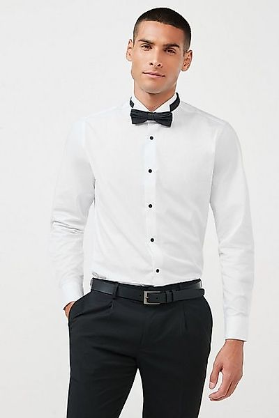 Next Langarmhemd Slim-Fit-Hemd und Fliege im günstig online kaufen