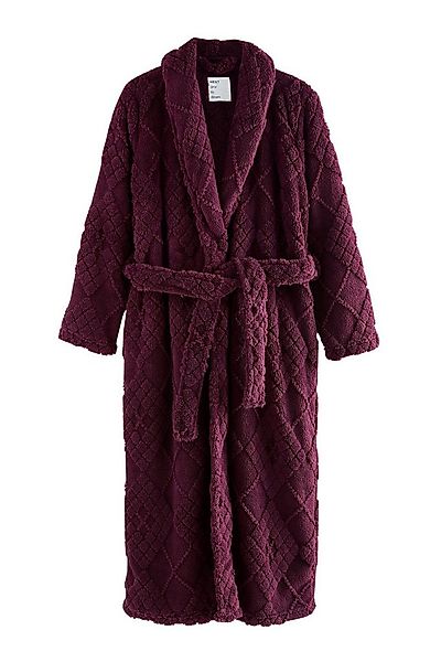 Next Damenbademantel Gemütlicher Morgenmantel aus Fleece, Polyester (recyce günstig online kaufen