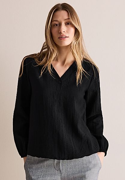 Cecil Langarmbluse mit V-Ausschnitt günstig online kaufen