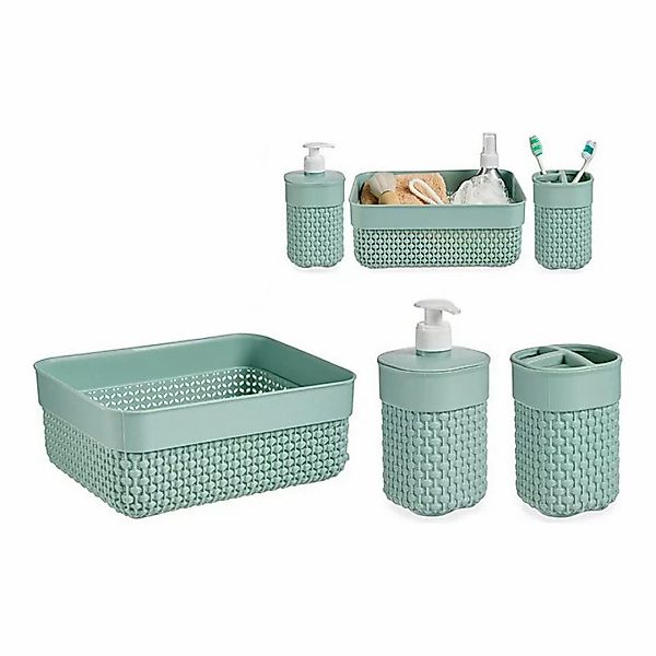 Badezimmer Set Grün Kunststoff (3 Pcs) günstig online kaufen