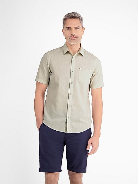 LERROS Kurzarmhemd Halbarmhemd mit Leinenanteil, unifarben günstig online kaufen