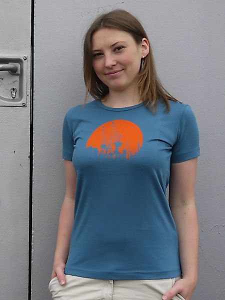 Kräne Blaugrau Girl-t-shirt günstig online kaufen