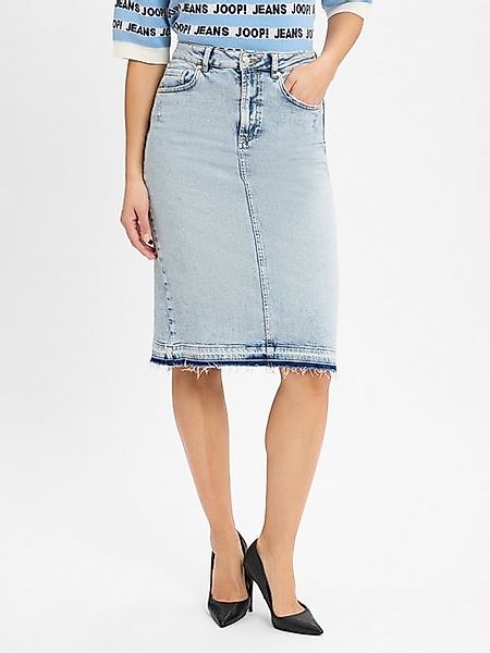 Joop Jeans Jeansrock "Romy", mit Fransensaum günstig online kaufen