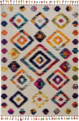 FLAIR RUGS Hochflor-Teppich "Bohemia" rechteckig 20 mm Höhe in farbenfroher günstig online kaufen