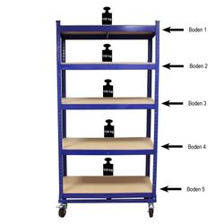 TRUTZHOLM Steckregal Etagenwagen 195x90x45cm 750kg 5 günstig online kaufen