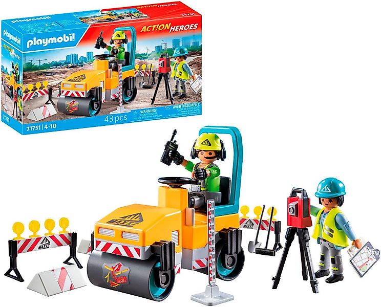 Playmobil® Straßenbaustelle (71751), Playmobil Action Heroes günstig online kaufen
