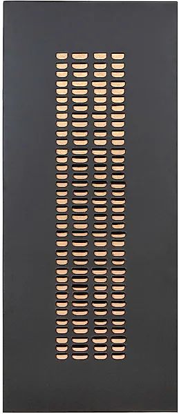 Casablanca by Gilde Wanddekoobjekt »Wandrelief rechteckig Torus schwarz H. günstig online kaufen