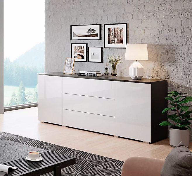 INOSIGN Sideboard "PARIS", (1 St.), Moderne 150cm breite grifflose Kommode, günstig online kaufen