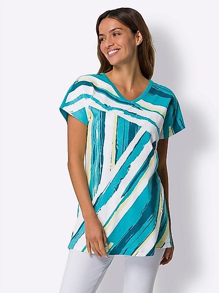 Sieh an! Trainingsshirt Longshirt Kurzarm günstig online kaufen