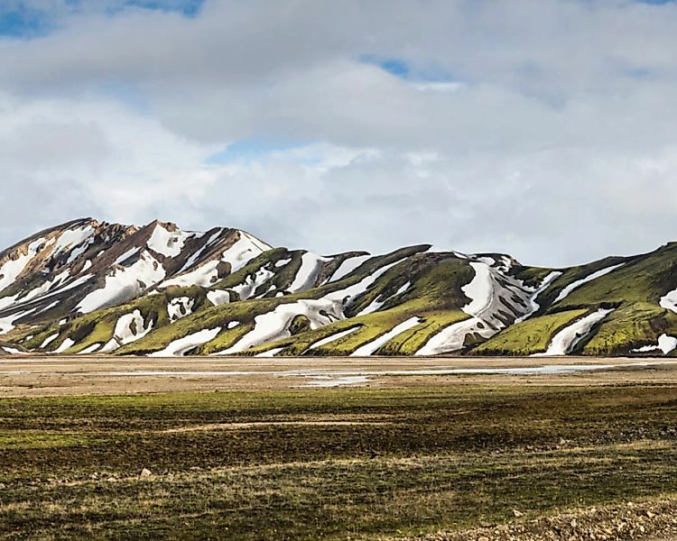 Fototapete "Island Berge" 4,00x2,50 m / Glattvlies Perlmutt günstig online kaufen