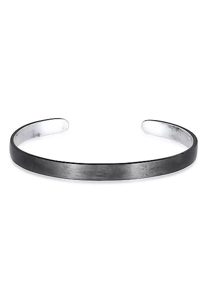 Kuzzoi Armband "Herren Basic Bangle Matt 925 Silber" günstig online kaufen