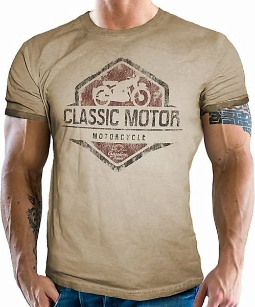 GASOLINE BANDIT® T-Shirt im Used Vintage Look für Biker, Racer: Classic Mot günstig online kaufen