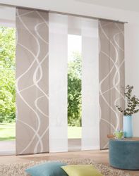 Neutex for you Schiebegardine "Rumbek" Klettband 1 Stk. tlg. inkl. Befestig günstig online kaufen